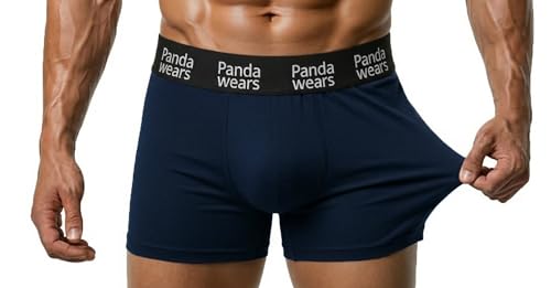 Image of PandaWears Plus Size Cotton Stretch Trunks for Men (Big & Tall)