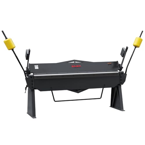 KAKA INDUSTRIAL Sheet Metal Brake, 80-Inch Sheet Metal Bender Brake, 12-Gauge Mild Steel Capacity Metal Break Bender, 0-135 Degree Adjustable Bending Brake W-8012