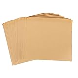 WEKAMOS 100 piezas Bolsas de Papel Kraft Antiadherente para Snacks Uds Resistentes al Aceite para y Panqueques Aptas para Contacto Alimentario y Comida para Llevar