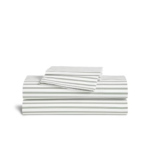 Brooklinen Luxe Sateen Sheet Set Hotel-Quality Luxury - Twin Abyss | Buttery-soft 100% long-staple cotton sateen silky & hotel-quality; softest sheets; breathable & durable; cool & luxurious. product thumbnail 16