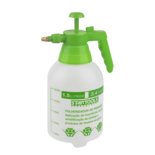 Pulverizador Borrifador Manual de Pressão, 1,5 Litros, Pulverizad...