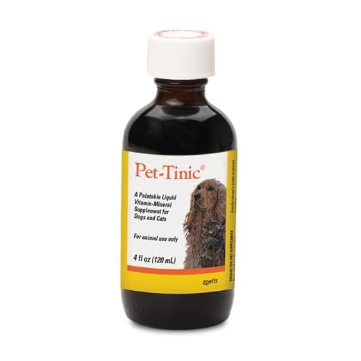 Pet-Tinic Liquid Vitamin-Mineral Supplement for Dogs & Cats, Beef Liver Flavor, 4 oz