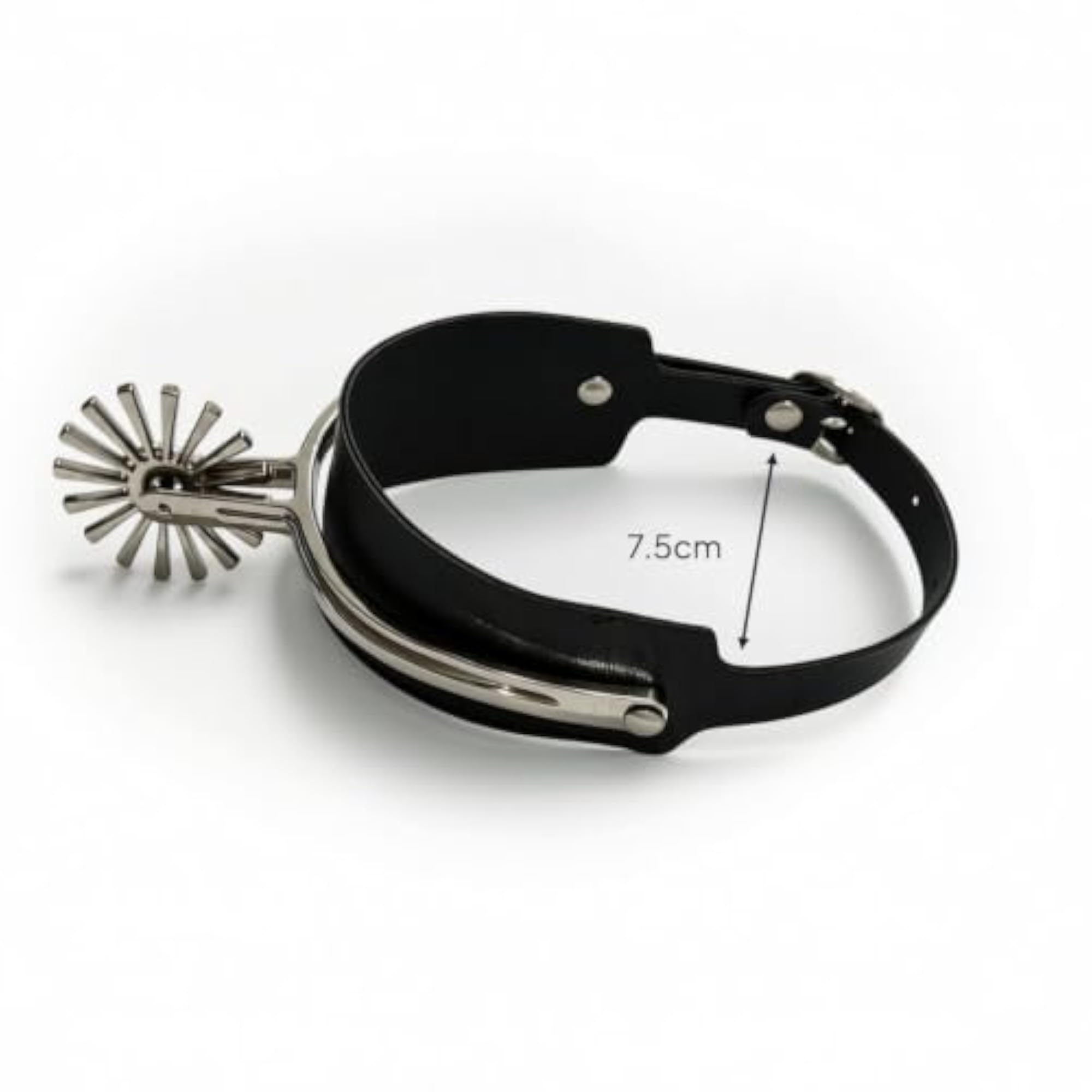 Adjustable Secure Spurs Straps with Rotating Wheel for Equestrians