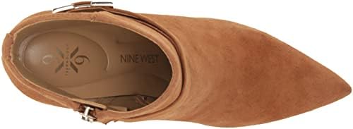 Nine West Women's DIAN9X9 Ankle Boot, Cognac, 5 | Image 4