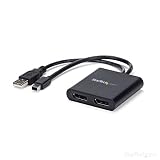 StarTech.com Mini DisplayPort MST Hub - Mini DisplayPort to DisplayPort Multi Mo...