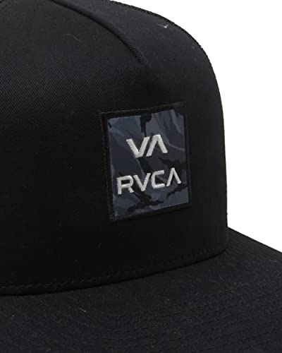Image of RVCA Men's Trucker Hat, Adjustable Snapback Cap for Streetwear & Skating, Lightweight Breathable All-Day Comfort