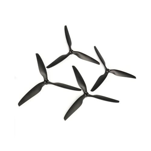 Hélices 3 pales FPV Racing 1050 en carbone composite pour drone de course, 2 paires