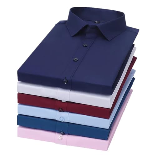 Chemise blanche homme manches courtes 4XL en coton léger casual