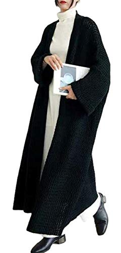 Maison de TAO(メゾンドタオ) ふゆ フユ 春物 秋物 冬物 クロ 春用 秋用 冬用 フェス 女性 女 おんな 綺麗め 大人 秋冬 ママ 部屋 着 しごと 清楚 社会 人 ヒップ ホップ 着丈 きれい 綺麗 ふじん ジレ ワーク 手洗い ネコ ギャル 受験 高校生 通園 通学 通勤 母親 ねこ 猫 ビッグ ビック ハワイ 洗濯 韓国 ゆるめ クマ 前開き アラン t (黒, FREE)