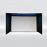 Pro Golf Simulator Enclosure Kit with Impact Screen. Commercial Grade Golf Hitting Bay with Steel Frame, Screen, Frame & Gap Pads, and Thick Canvas Sides and Top.