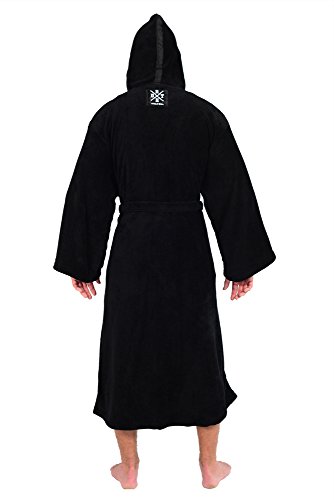 Star Wars 10119 Darth Vader Hooded Bathrobe For Men/Women | Soft Plush Spa Robe For Adults | Lightweight Fleece Shower Robe With Belted Tie thumb #1