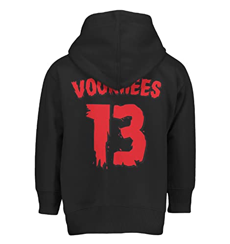 Haase Unlimited Slashers Voorhees 13 Jersey - Horror Toddler/Youth Fleece Hoodie2