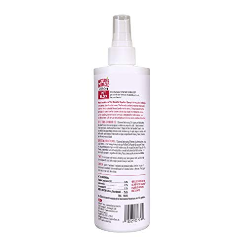 Nature's Miracle Pet Block Repellent Spray Just for Cats, 8-Ounce - Image 4