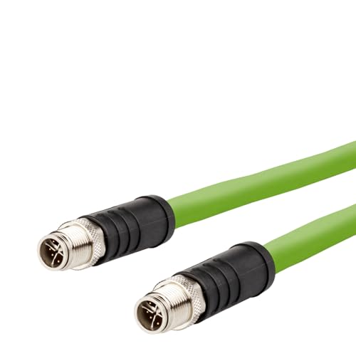 Câble Ethernet industriel M12 METZ CONNECT 10m codage X mâle double blindage RJ45