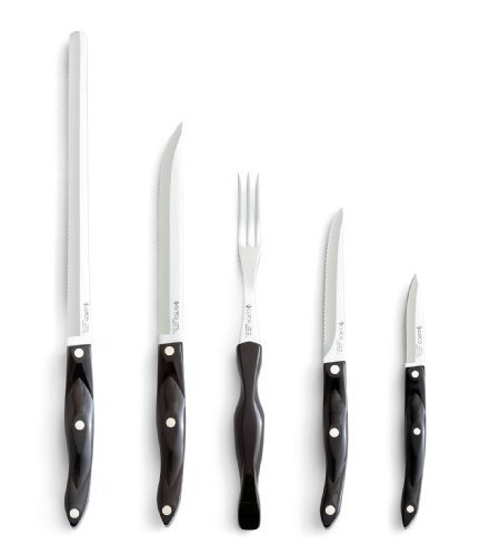 Set Cuchillos Cocina 6 Piezas Acero Inox Base miniatura 2