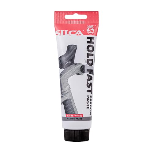 SILCA Hold Fast Carbon Assembly Paste Carbon Fiber Grip Paste for Bike Seatpost Stem & Handlebar Clamps Anti Slip Grease for Composite Alloy & Titanium 3.38 oz.