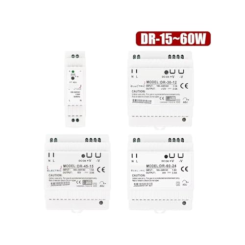 Alimentation DR-15 12V transformateur rail DIN 15W monophasé - 2