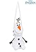 elope Disney Frozen Olaf Costume Companion Bag - Plush Stuffed Figure with Zipper and Adjustable Strap