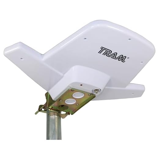 Tram HDTV Digital Amplified Outdoor Antenna for Home or RV Head Replacement,bat-Wing-Style retrofit,White