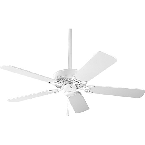 Progress Lighting P2500-30 AirPro Ceiling Fans, 42-Inch Diameter x 12-Inch Height, White #1