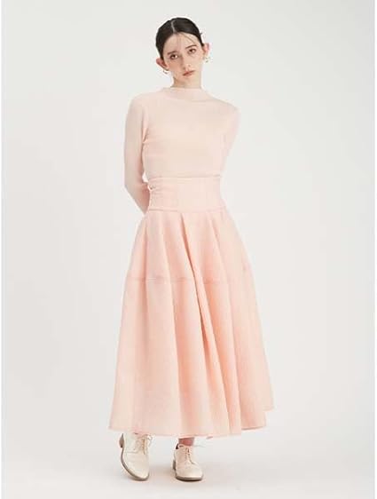 【美品】furfur レイヤードニットセットワンピース　ピンク Amazon.co.jp: [ファーファー] レイヤードニットセットワンピース