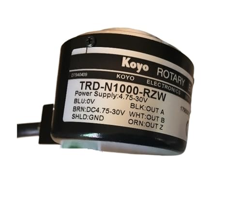 Encodeur rotatif incrémental TRD-N1000-RZW photoélectrique à axe réel DC4.75-30V