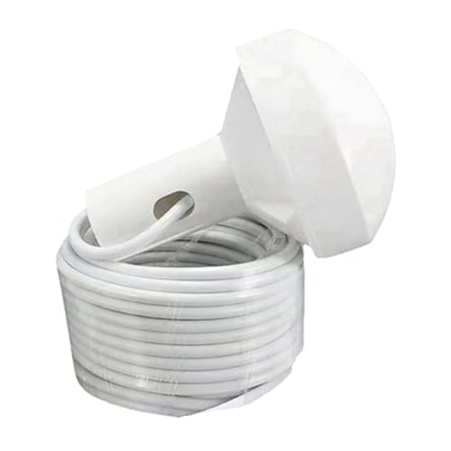 Yarryuter Antena de Doble Frecuencia 4G+GPS A Prueba de Agua para Exteriores con Amplificador de SeñAl MóVil de Posicionamiento Satelital para AutomóViles y Barcos de 30DBi,N