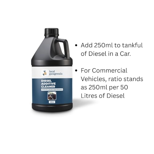 Image of Diesel Additive Cleaner, 250ml | Fuel Injector Cleaner and Lubricant, Mileage Improvement for Diesel Cars, Universal Fit