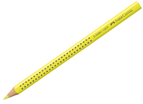 FABER-CASTELL 110904 - Buntstift Jumbo Grip, lichtgelb lasierend