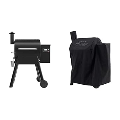 Traeger Grills Pro Series 575 Wood Pellet Grill and Smoker with BAC503 575/22 Series Full Length Grill Cover