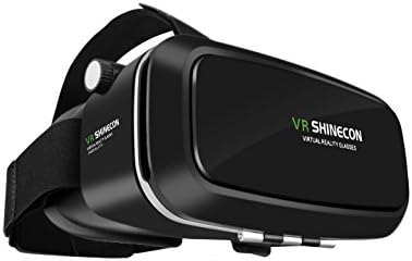 3D Vr Glasses Virtual Reality Headset for iPhone 7/7 Plus/6s/6 plus/6/5, Samsung Galaxy, Huawei, Google, Moto & all Smartphone by Deruicent