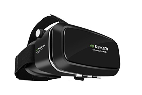 3D Vr Glasses Virtual Reality Headset for iPhone 7/7 Plus/6s/6 plus/6/5, Samsung Galaxy, Huawei, Google, Moto & all Smartphone by Deruicent