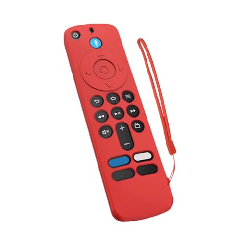Image of Brain Freezer Silicone TV Remote Cover Compatible with New Fire TV Stick 4k and HD Remote Cover 2025 Model (Red)