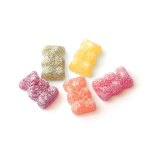 Malaco Sour Teddy Bears gummies sabor frutal ácido 8oz miniatura 2