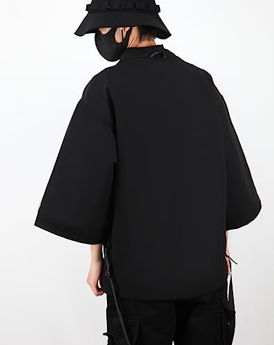 MFCT Men's Japanese Kimono Samurai T-Shirt3