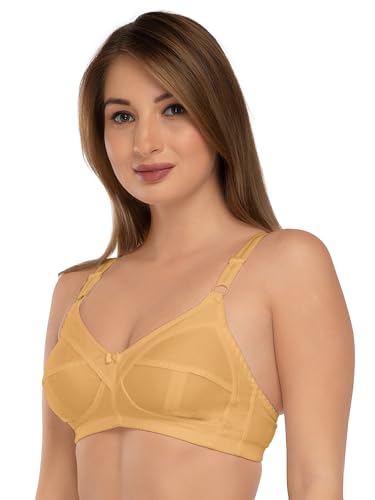 Image of Daisy DEE Women's Cotton Non-Padded Non-Wired Full Coverage Plunge Bra NSHPU