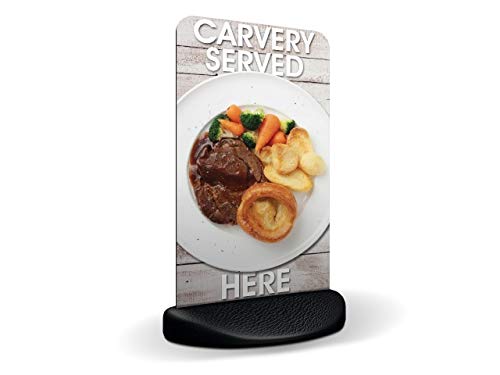 Carvery Served Here Ecoflex 2 Pavement Sign MEGA Listing Outdoor Street Advertising Display… — image 1
