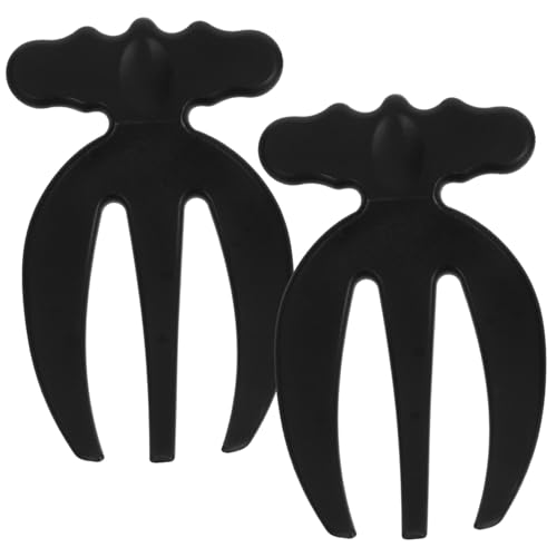 ERINGOGO Posate per Insalata 2 Pezzi in Plastica, Forchette per Mescolare e Chele per Insalata Impugnatura Larga, Utensili Cucina Riutilizzabili per Mescolare e Servire Insalate Quotidiane