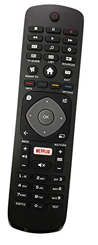 Ersatz Fernbedienung passend für Philips Netflix TV 50OLED855/12 | 55OLED805/12 | 55OLED855/12 | 55OLED856/12