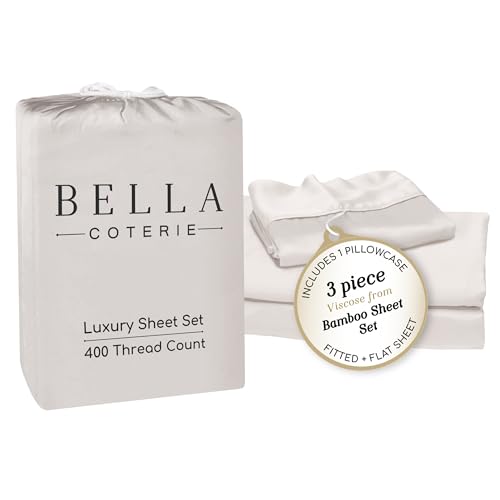 Image of Bella Coterie Luxury Bamboo Viscose Twin Size Sheet Set