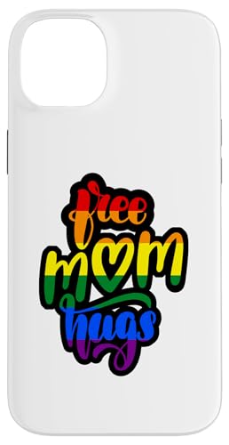 Free Mum Hugs Funny LGBT�v���C�h�}���X���[ �X�}�z�P�[�X iPhone 14 Plus �p