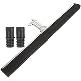 TOBBOMEY Fensterabzieher Aufsatz mit Schwamm Auto Windschutzscheibenreiniger Robustes Metall und Eva Schwamm Kompakt für Streifenfreie Reinigung