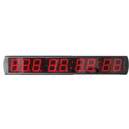 Azoou Large Size 4-Inch 9 Digits Led Countdown/Up Clock Days Event Timer For Race Games Led Days Countdown Clock With Ir Remote Control Red Color #TOP1