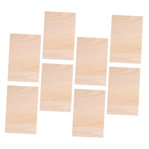 SEWACC Realistic Taekwondo Practice Boards 8pcs Wooden Karate Breaking Boards Kids Adults Martial Arts Training Equipment
