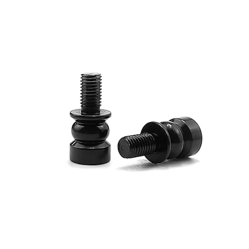 Image of ECUDIS Lamp Shade Risers Lamp Finial Extender, 2 Pack (Black, 0.5 Inch)
