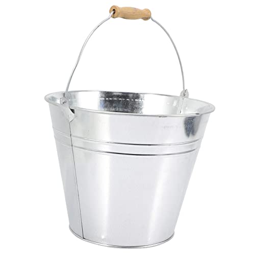 Cabilock Cubo para Hierro Reforzado Capacidad Amplia, Resistente al Calor, Multifuncional para Chimeneas y Transporte de Encendido, Adecuado para Uso Fogatas y Estufas