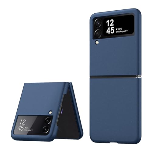 Bastmei for Samsung Galaxy Z Flip 3 Case Extremely Light Ultra-Light Super Slim Camera Protection Hard PC Cover Case for Samsung Galaxy Z Flip 3 5G(2021) (Gravel Blue)