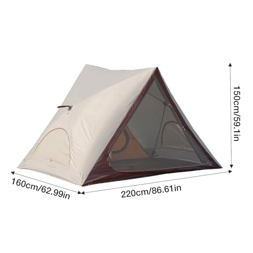 Tente de camping facile à installer avec abri haute protection UV - 2