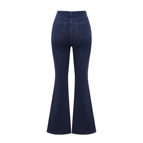 High Waist Flare Jeans for Women - Stretchy Bell Bottom Denim Pants - Stylish and Versatile2