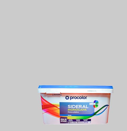 Pintura de Interior Monocapa Sideral Mix. Colores del Mundo. Alta cubrición Lavable duraderos. Cubeta